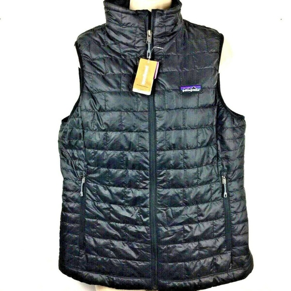 Patagonia Jackets & Blazers - Patagonia Nano Black Puff Vest Jacket 84247